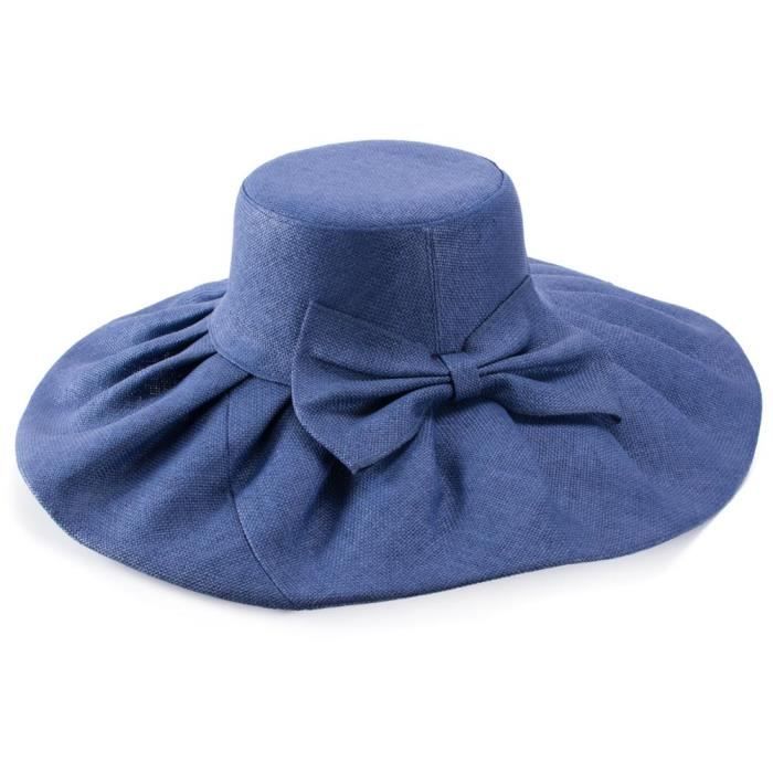 Chapeau Canotier Chapeaux Derby En Organza Pour Femme U00e0 Large Bord Chapeau Ete Femme