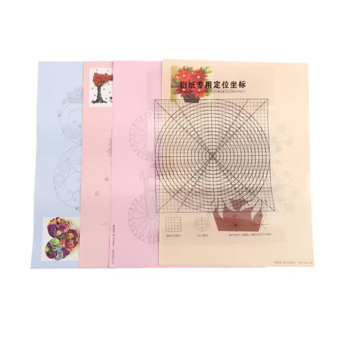 Moules à Quilling Pour Formes Demi-sphères - Lot De 4, En ABS, Pour Créer Des Modèles 3D En Papier (fleurs, Animaux, Décorations)