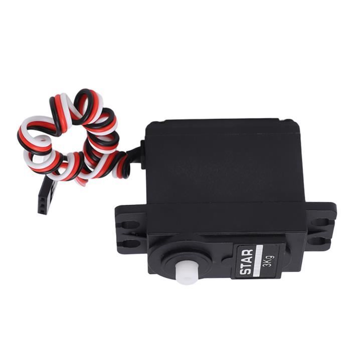 Dilwe Bras De Klaxon De Servo De Direction RC 1/10 Servo Bras De Direction Longue En Alliage D