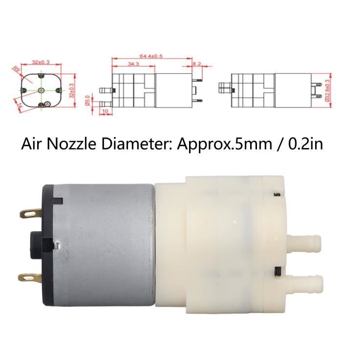 Pompe à Vide/diaphragme DC 6V-12V - Mini, Auto-amorçante, Pour Eau Ou Air, Neuve, Pratique !