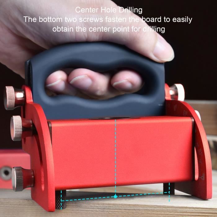 HURRISE Guide de perçage Gabarit de Trou de Poche pour le Travail du
