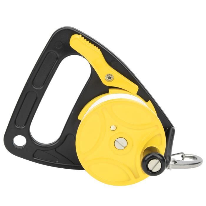 Bobine De Plongée Keenso 15m – Aluminium Aéronautique, Double Crochet Inox, Pour Marquage Sous-marin, Navigation Et Plongée