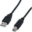Câble USB MCL Samar - USB type B - USB 2.0 - 1.8 m - Noir-1