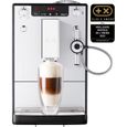 Machine à café expresso avec broyeur MELITTA Solo® & Perfect Milk E957-203 - Argent - 15 bars - 1400 Watts-1