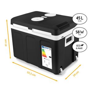 Glacière électrique Portable Briebe 21L - 12V/220V 50W Pour Voiture Et Camping
