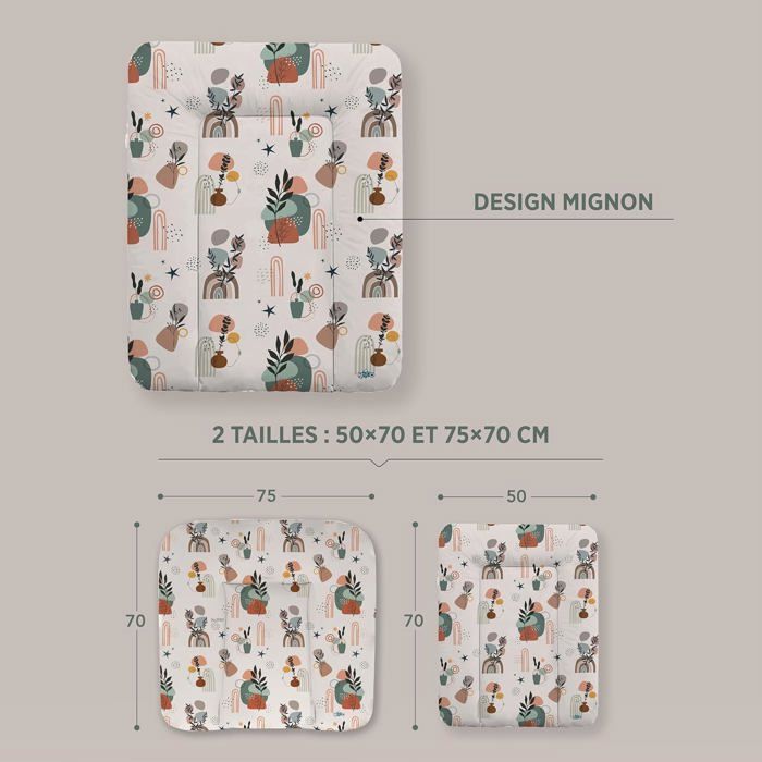 Tapis à Langer Imperméable Lavable 50x70cm - Matelas Ultra Absorbant Et Étanché Pour Bébé