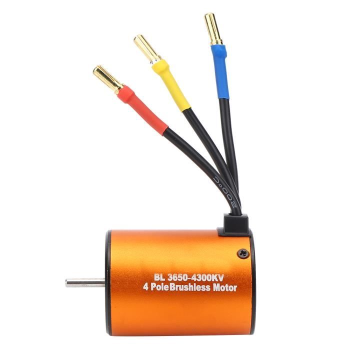 Generic Moteur sans Balais en Métal, Forte Poussée, Taille Compacte pour Avion à Voilure Fixe, Modèle Quadrotor, Argent pour Ventilateurs D'avion RC/modèle Réduit D'avion (3000KV