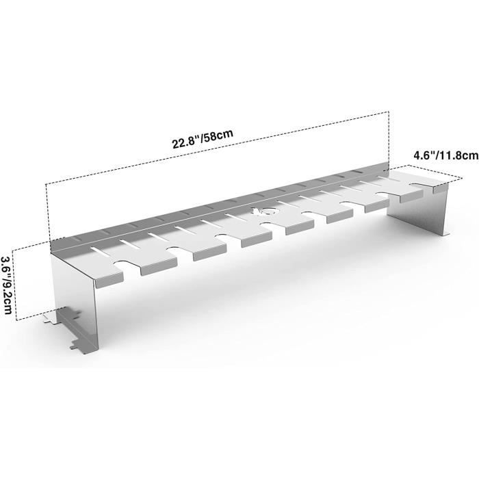 Onlyfire Piastra Per Grill Flat Top In Ceramica Antiaderente Per Weber Spirit 300/400 Series - 50,5x43,7 Cm - 3