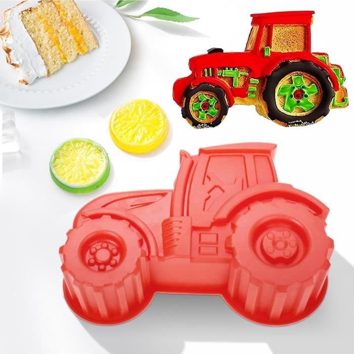 Fyearfly Moule à Gâteau Silicone 3D 29cm Antiadhésif Rouge - Démoulage Facile & Cuisson Parfaite