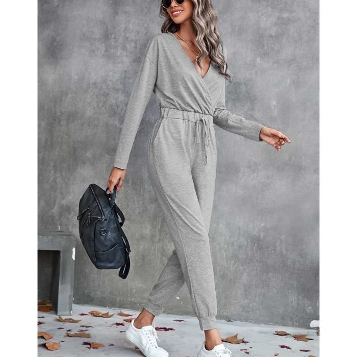 Dilwe Combinaison manches longues Chemise Manches Longues pour