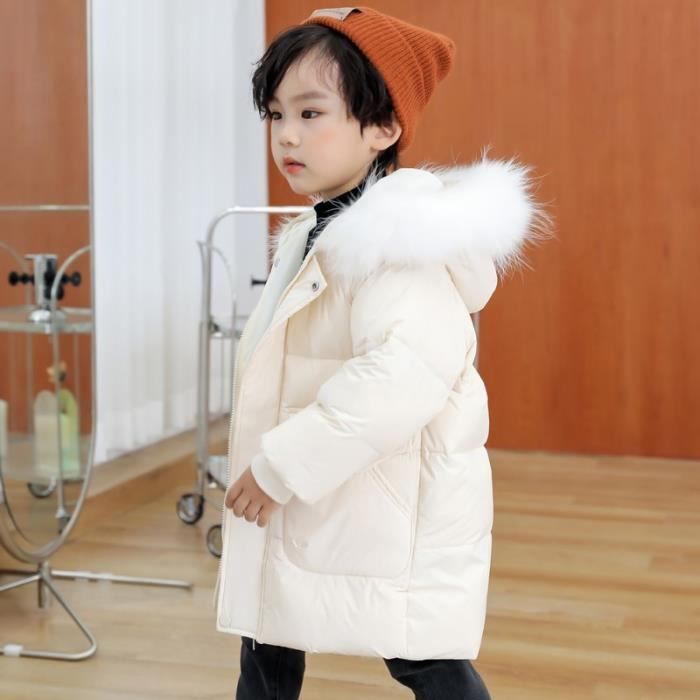 Doudoune fille doudoune mi longue capuche gar on doudoune chaude