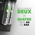 Energizer Chargeur Piles Rechargeables, Pour AA et AAA Piles (4 Piles AA Incluses)-2
