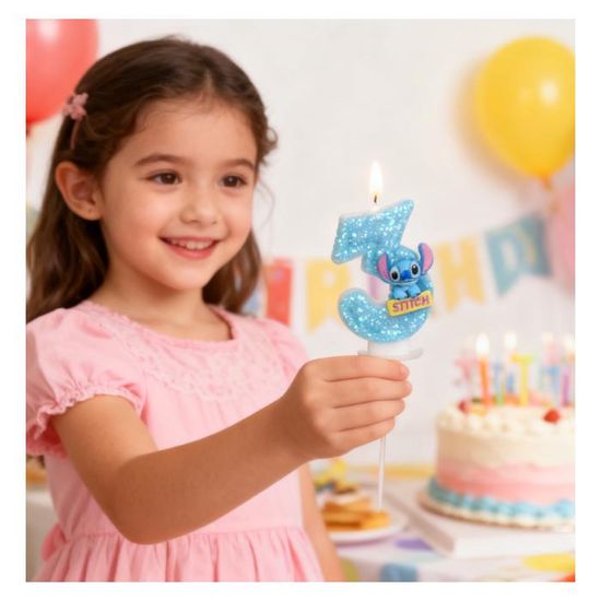 Bougie Numéro D'Anniversaire Scintillante Avec Numéro De Football