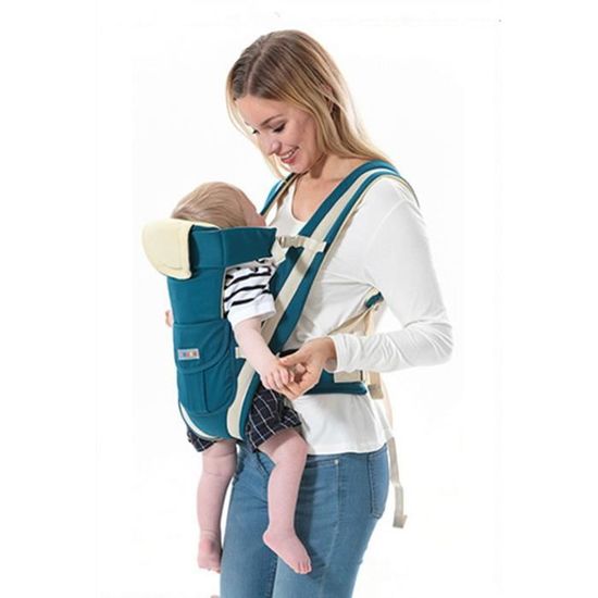 Porte Bebe Ventral Et Dorsal Randonnee 4 En 1 Sac A Dos Respirant Pour Vacances Sportives Convient Aux Bebes De 0 36 Mois Bleu Bleu Achat Vente Cape Porte Bebe