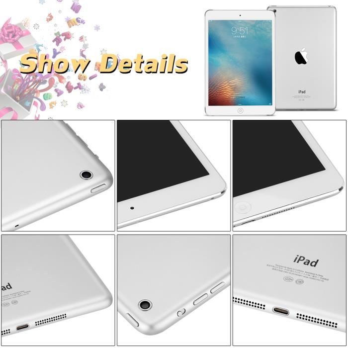 Apple iPad mini 1 7.9 Pouces Ecran iOS 6 Dual-core à 1,0 GHz Cortex-A9 32  Go 5 MP Wifi Bluetooth Déverrouillé Reconditionné Blanc - Cdiscount  Informatique