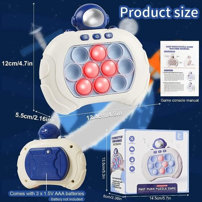 Pop It ElectroniquePop -It Game MachineJeu Pop PortableConsole