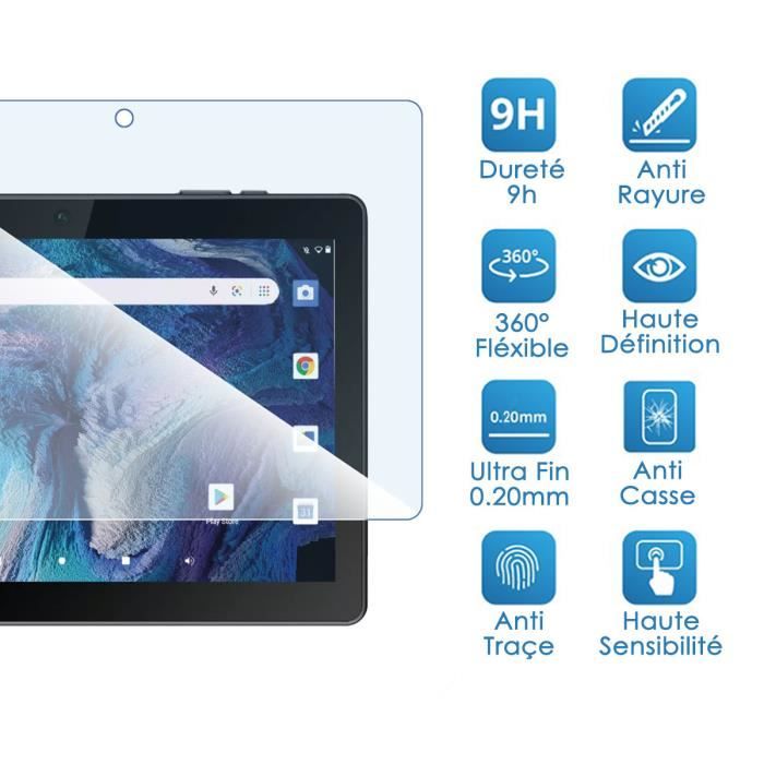 Protection en Verre Fléxible pour Tablette Tactile 10 Pouces - TOSCIDO