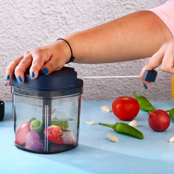 Hachoir Manuel En Acier Inoxydable 304 - Pour Viande, Ail, Aliments - Sans électricité, Facile à Utiliser