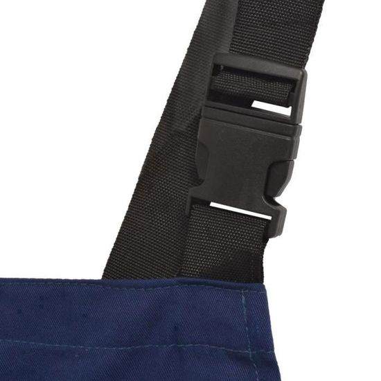 vidaXL Salopette de travail V/êtement de travail pour hommes Taille M Gris
