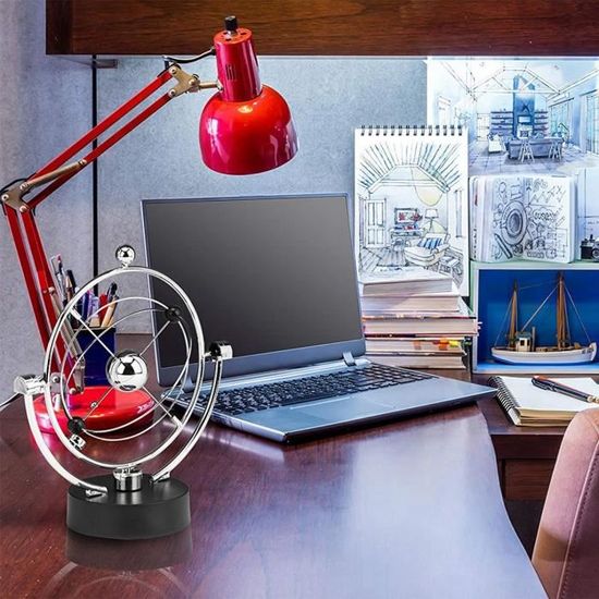 Minifinker Gadget tournant Gadget rotatif en forme de Semi-arc, mouvement  perpétuel, décoration de bureau, jouet d'art deco statue - Cdiscount Maison