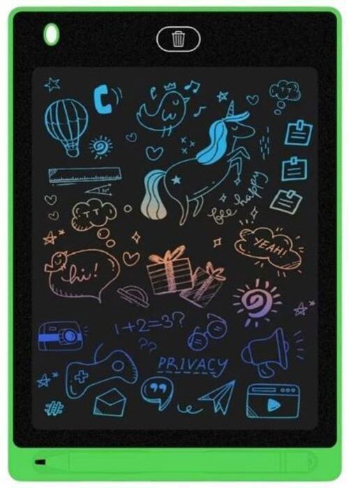 Tablettes educatives GENERIQUE Tablette Dessin d'Écriture LCD Enfant Dinosaure FONGWAN Jouet Ardoise Magique Portable Effaçable, 8,5 Pouces - Rose