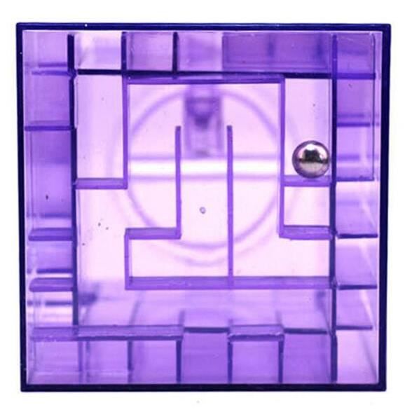 Mashin Petite Labyrinthe, Cube Labyrinthe Puzzle 3D pour Les Enfants