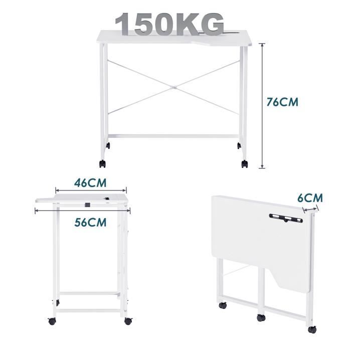 OSOLADY Table Pliante Pour Voiture - Bureau Portable Pour Ordinateur Et Repas Sur Siège Arrière