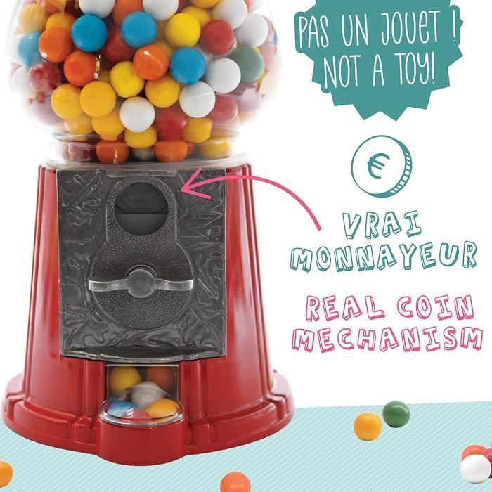 Distributeur Bonbons Chewing-gum Cacahuètes - X3 Compartiments - 29 X 13 cm