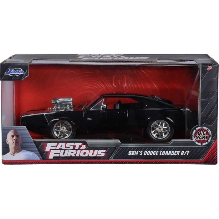 Voiture DODGE Charger RT Fast and Furious 7 au 1/24 Avec Figurine Dom  Toretto