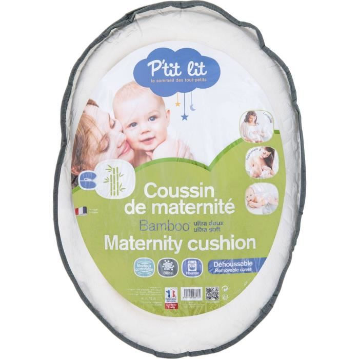 P'TIT LIT Coussin de maternité Bambou - Matelassé - Blanc - Cdiscount  Puériculture & Eveil bébé