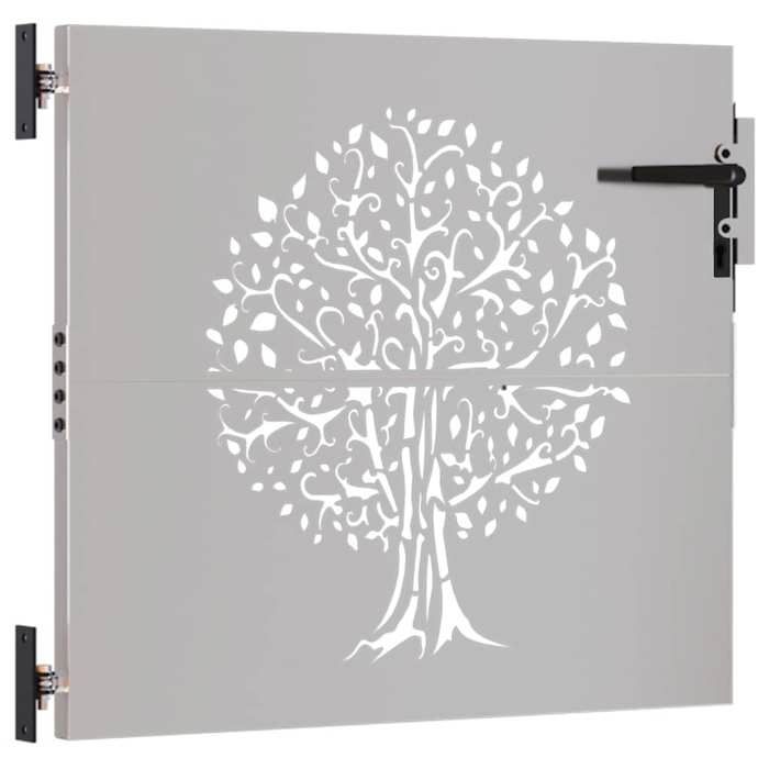 VidaXL Portail De Jardin Portail De Jardin 105x105 Cm Acier Corten Conception D'herbe - Portail Barrière Jardin VidaXL Portail De Jardin Portail De Jardin 105x105 Cm Acier Corten Conception D'herbe - Portail Barrière Jardin
