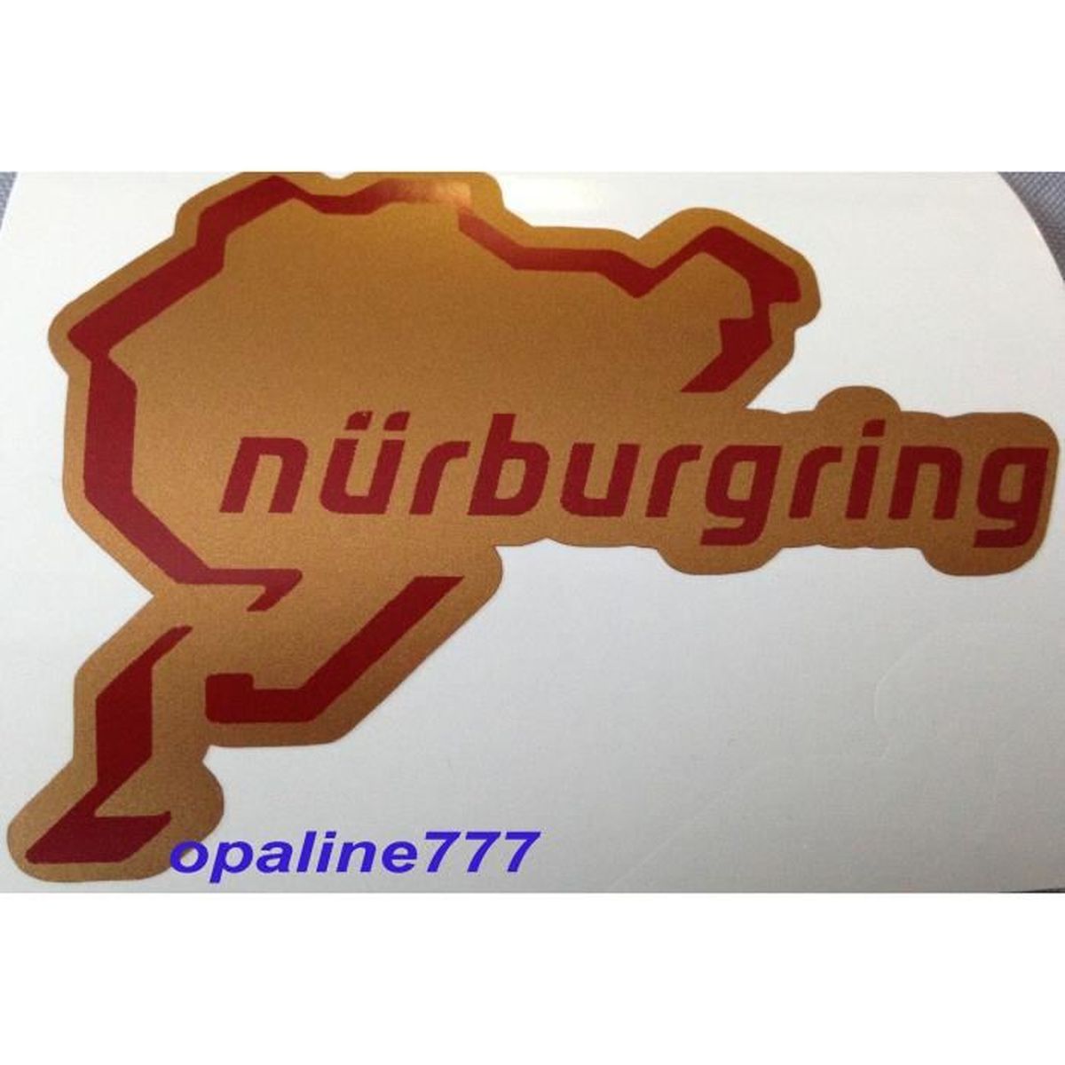 GRAFIC Autocollant Vignette de Jante de Roue de Motocyclette de Stickers Rouge