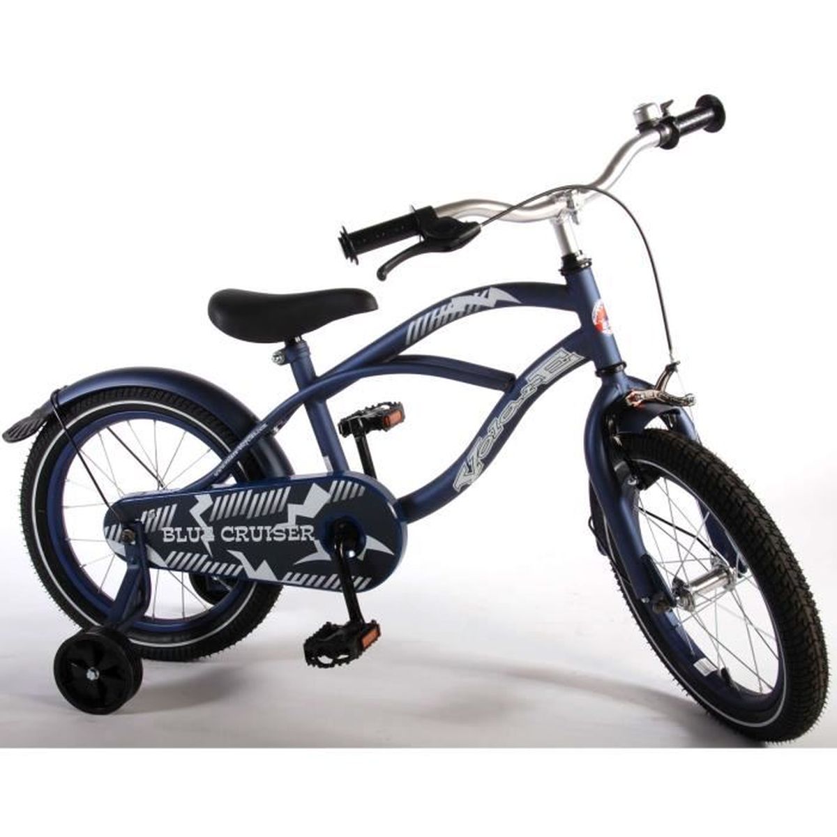 Vélo Enfant 14" Avec Roues Stabilisatrices - Siège Et Guidon Réglables - Pour 3 à 5 Ans (90-110 Cm)