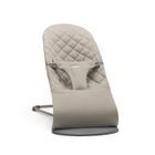 BABYBJORN BabyBjörn Transat Bliss - Tissé Classic quilt - Sable Gris - Ergonomique - Ajustable - Pliable