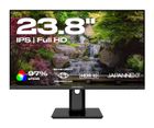 Ecran PC - JAPANNEXT - 23,8" - FHD - 60Hz - Dalle IPS - 14ms - Ajustable en hauteur - JN-IPS2382FHDR-HSP