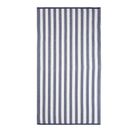 Jules Clarysse Drap De Plage Velours Splash Bleu 90x170cm