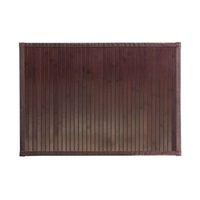 Tapis de bain en bambou brun mocha 61 x 43 cm - IDesign - Interdesign Bois Foncé