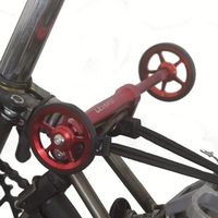 London Craftwork Eazy Roues Extenseur Pour Brompton Pliant Vélo Rouge Facile Roues Extension (Extenseur + 2 Roues )