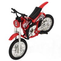 DUO Moto miniature décorations véhicule maison intérieure bureau véhicule jouet pour enfants 11.9 x 8.5cm Rouge En Stock
