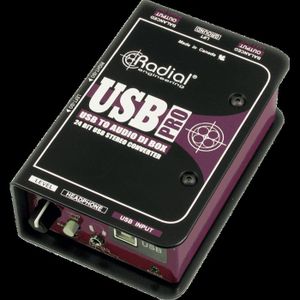BOITIER DE DIRECT Radial USB-PRO - DI USB