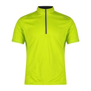 Maillot Cyclisme Homme Jaune 1/4 Zip – Taille XL Vintage Collection