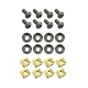 pour rack de 19/” Lot de 50 vis M6 avec /écrou cage et rondelle pour chaque vis