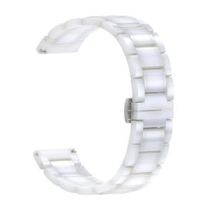 BRACELET MONTRE CONNEC. couleur blanc taille 20mm Bracelet en céramique de