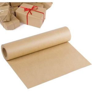 les petits emballages cadeaux l'emballage 30,5 cm x 30 m Braun Papier kraft naturel recyclé Rouleau de papier kraft l'art Idéal pour l'artisanat 