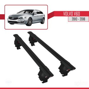 BARRES DE TOIT Compatible avec Volvo V60 2010-2018 Barres de Toit