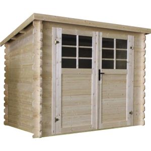 Abri De Jardin Bois 3x2m 28mm Achat Vente Pas Cher