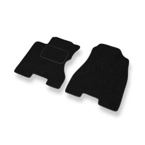 Logo Tapis DE Sol Noir Velours Compatible avec Renault Koleos 2008-2015 J/&J AUTOMOTIVE