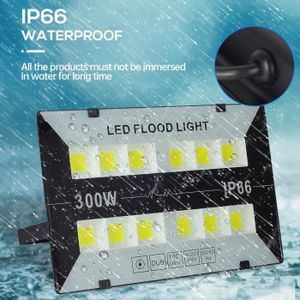 PROJECTEUR EXTÉRIEUR Projecteur LED COB étanche IP66 - BLANC - 200W - 6