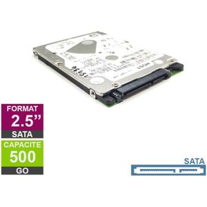 Hgst Disque Dur Interne 500 GB SATA HDD 3.5 Pour PC Gamer