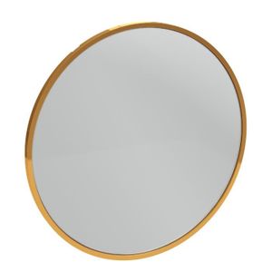 MIROIR SALLE DE BAIN Miroir rond JACOB DELAFON Silhouette 90 cm laqué doré